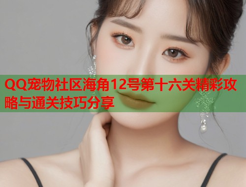 QQ宠物社区海角12号第十六关精彩攻略与通关技巧分享  第1张