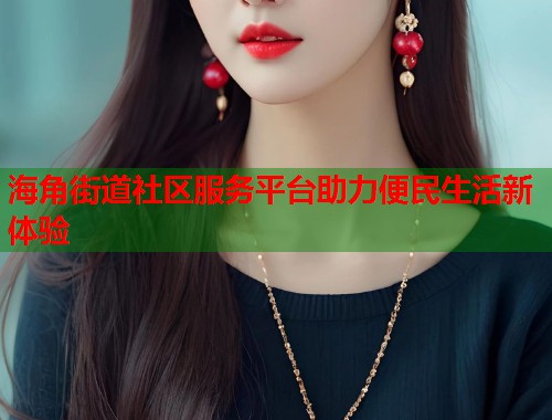 海角街道社区服务平台助力便民生活新体验  第1张